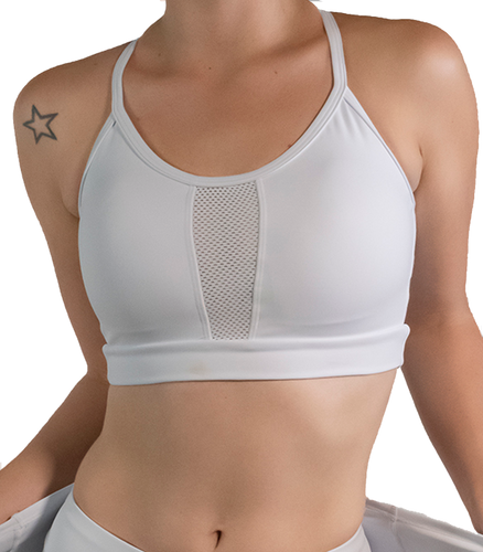 Strap Top med Front Mesh Panel