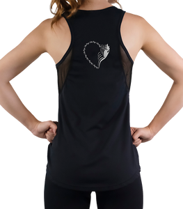 Tank Top Link With Net Mesh