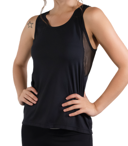 Tank Top Link With Net Mesh